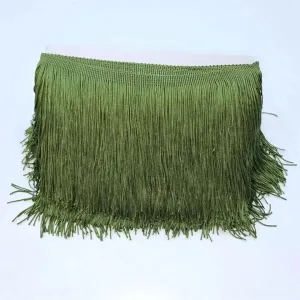 10cm Wide Lace Fringe Trim Tassel Fringe Trimming for Latin Dress Stage Clothes Accessories Lace Ribbon Tassel 40 1yards
