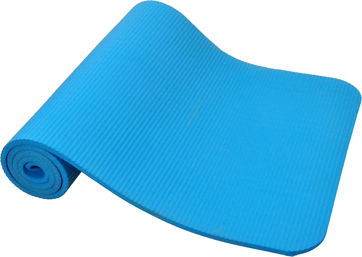 1/2-Inch Extra Thick High Density Anti-Tear Exercise Yoga Mat with Knee Pad and Carrying Strap, Multiple Colors