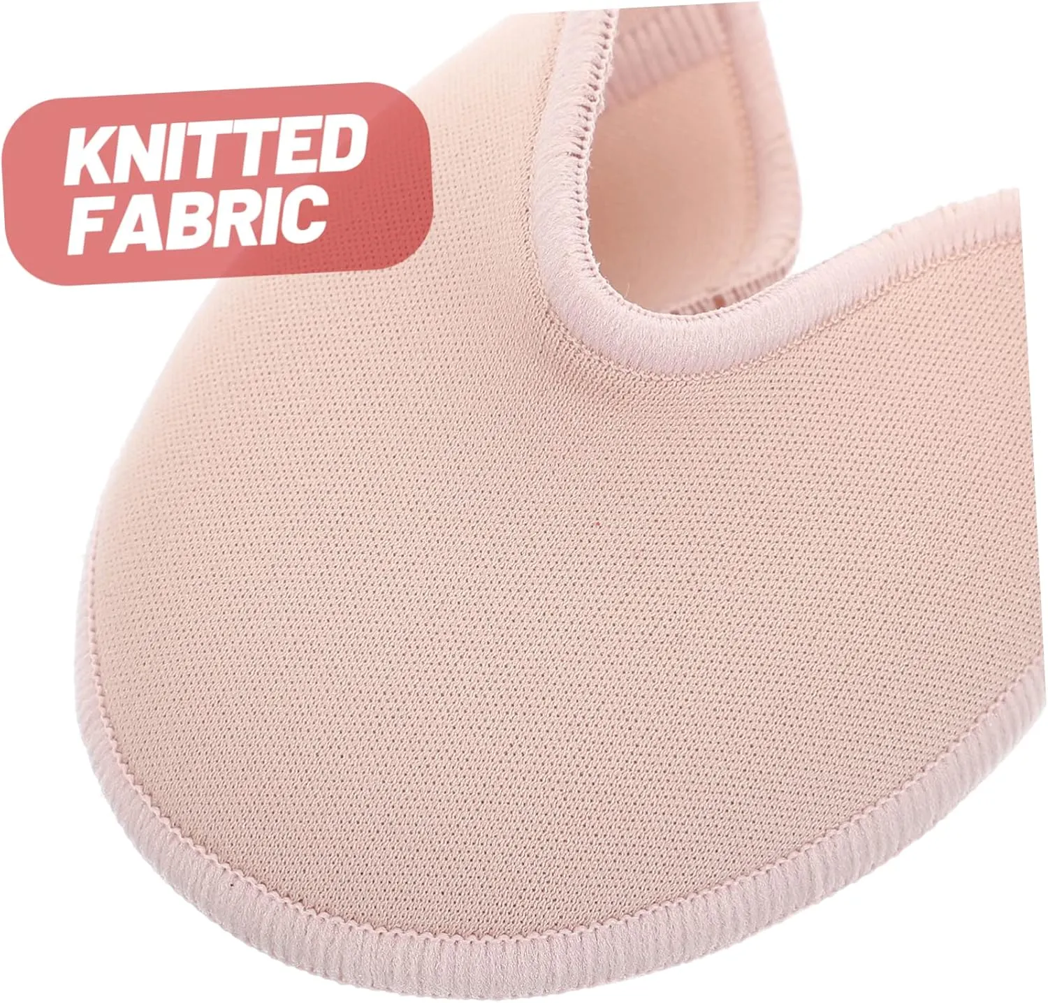1Pair Toe Wrapped Protector Anti-Slip Half Socks for Ballet Forefoot Cushioning Toe Pads for Pointe Shoes Shoe Toe Protectors Toe Covers for Women