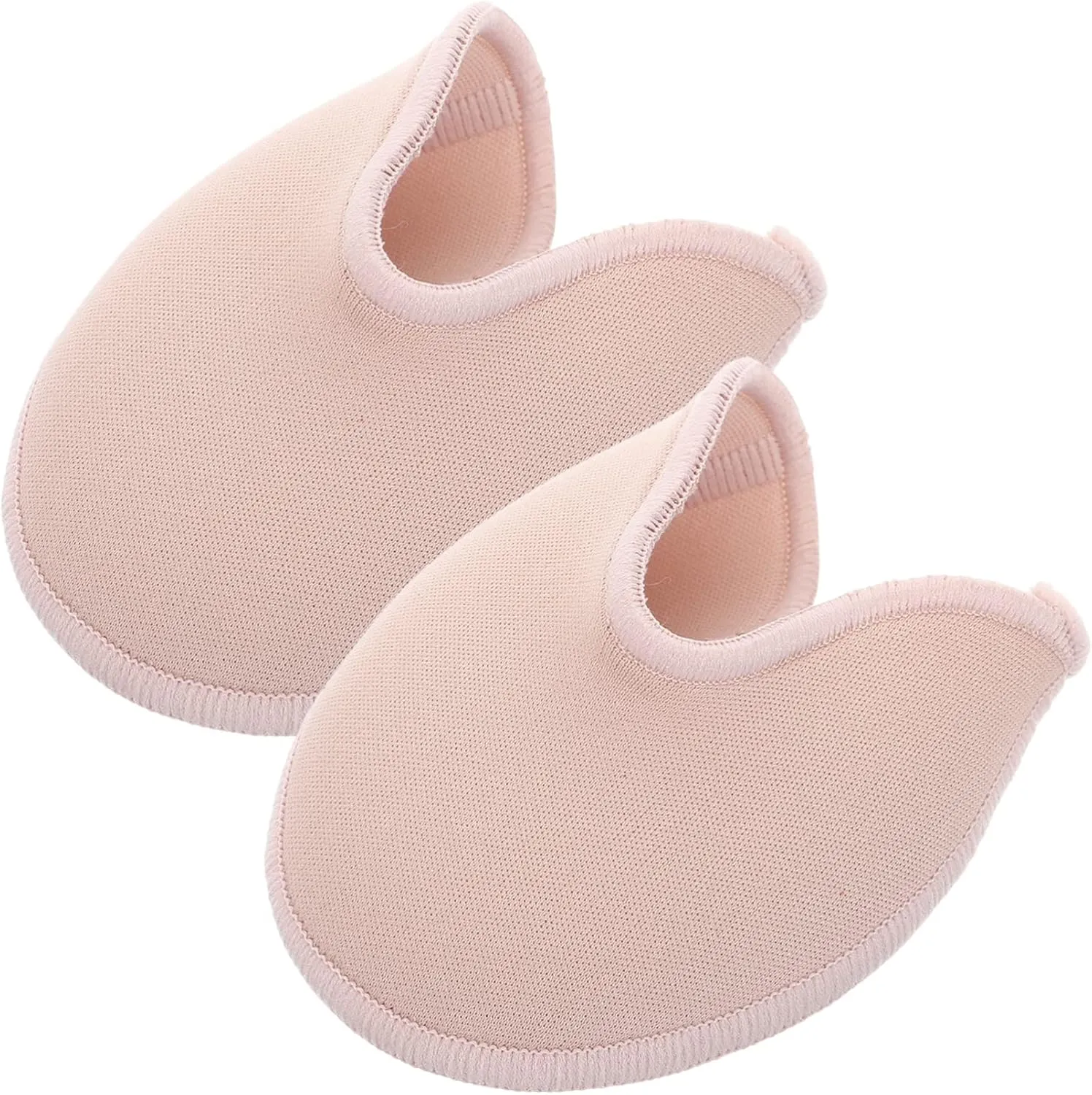 1Pair Toe Wrapped Protector Anti-Slip Half Socks for Ballet Forefoot Cushioning Toe Pads for Pointe Shoes Shoe Toe Protectors Toe Covers for Women