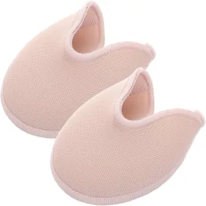 1Pair Toe Wrapped Protector Anti-Slip Half Socks for Ballet Forefoot Cushioning Toe Pads for Pointe Shoes Shoe Toe Protectors Toe Covers for Women
