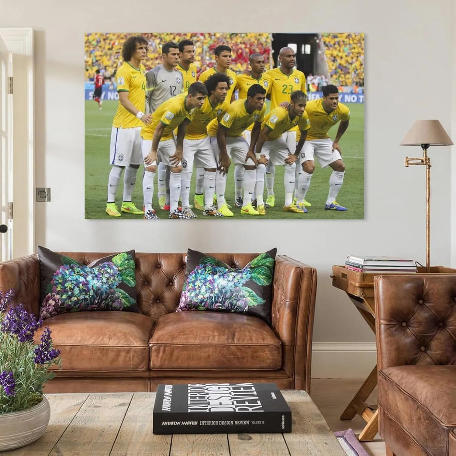 2014 Brazil Football Team Poster (6) Canvas Art Poster And Wall Art Picture Print Modern Family Bedroom Decor Posters 12x18inch(30x45cm)