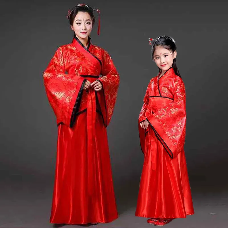 2023 Hanfu Chinese Costume for Kids & Adults - Flower Girl Dress, Traditional Dance & Stage Fairy Attire