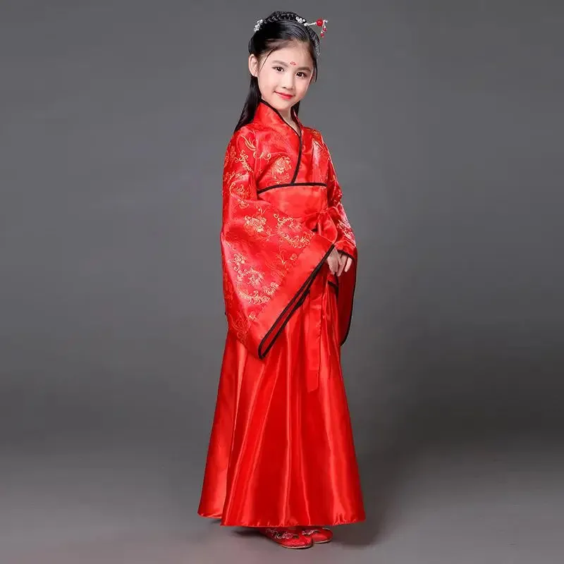 2023 Hanfu Chinese Costume for Kids & Adults - Flower Girl Dress, Traditional Dance & Stage Fairy Attire