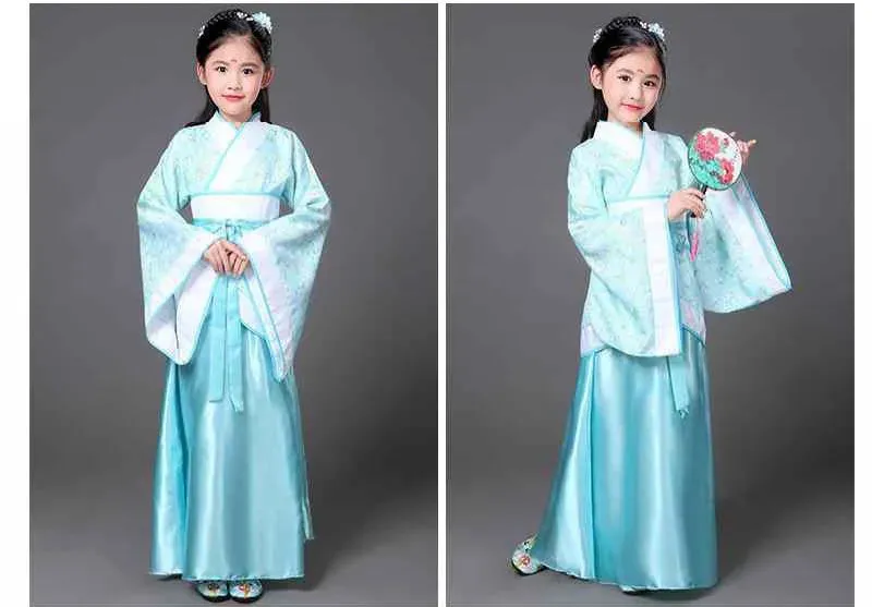 2023 Hanfu Chinese Costume for Kids & Adults - Flower Girl Dress, Traditional Dance & Stage Fairy Attire