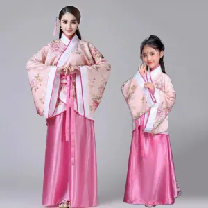 2023 Hanfu Chinese Costume for Kids & Adults - Flower Girl Dress, Traditional Dance & Stage Fairy Attire