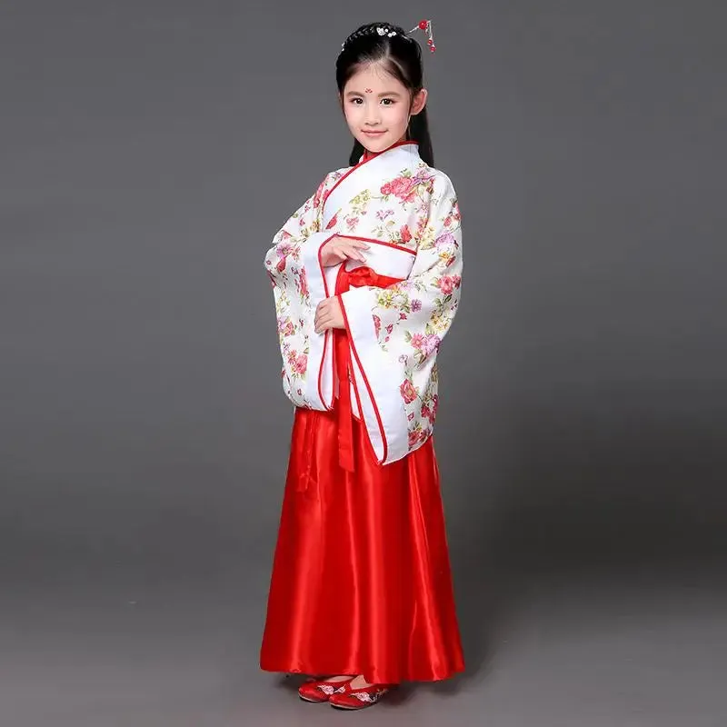 2023 Hanfu Chinese Costume for Kids & Adults - Flower Girl Dress, Traditional Dance & Stage Fairy Attire