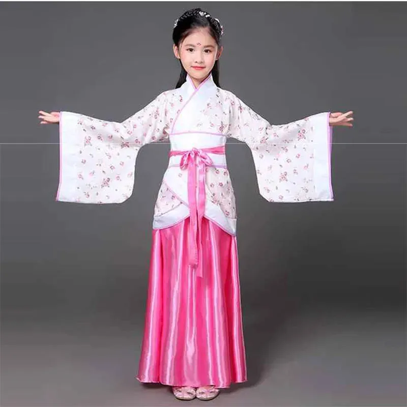 2023 Hanfu Chinese Costume for Kids & Adults - Flower Girl Dress, Traditional Dance & Stage Fairy Attire