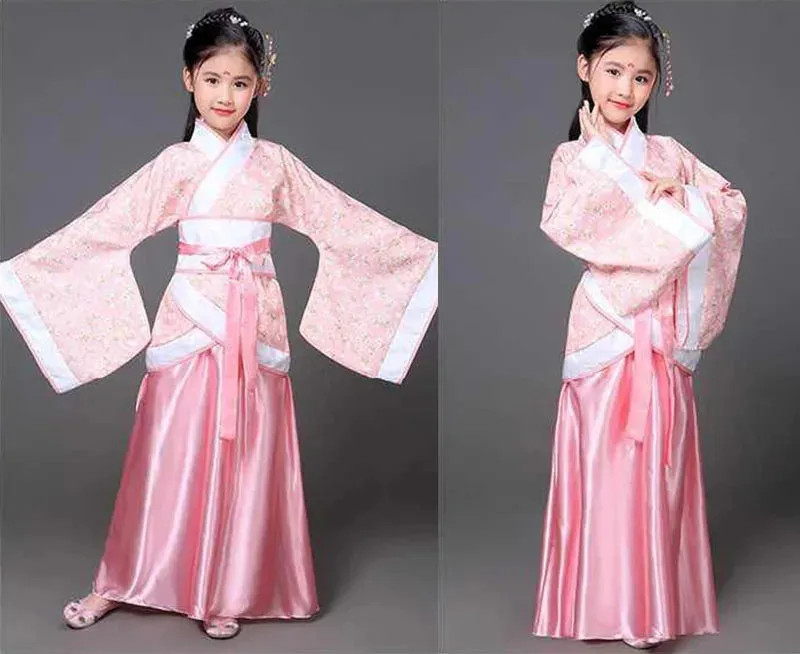 2023 Hanfu Chinese Costume for Kids & Adults - Flower Girl Dress, Traditional Dance & Stage Fairy Attire