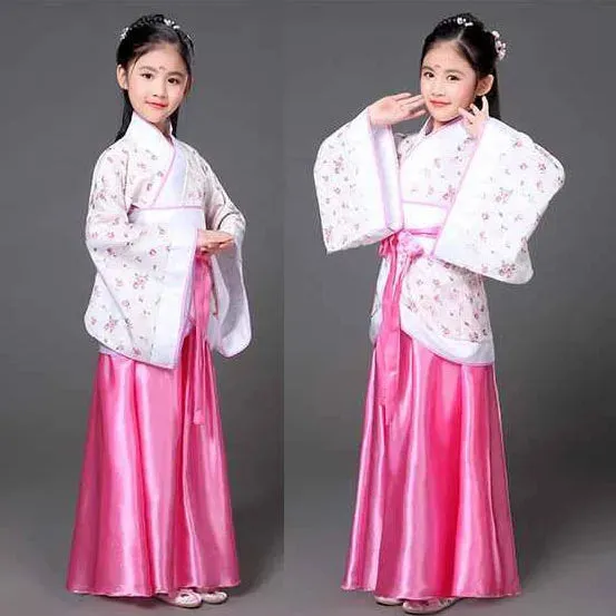 2023 Hanfu Chinese Costume for Kids & Adults - Flower Girl Dress, Traditional Dance & Stage Fairy Attire