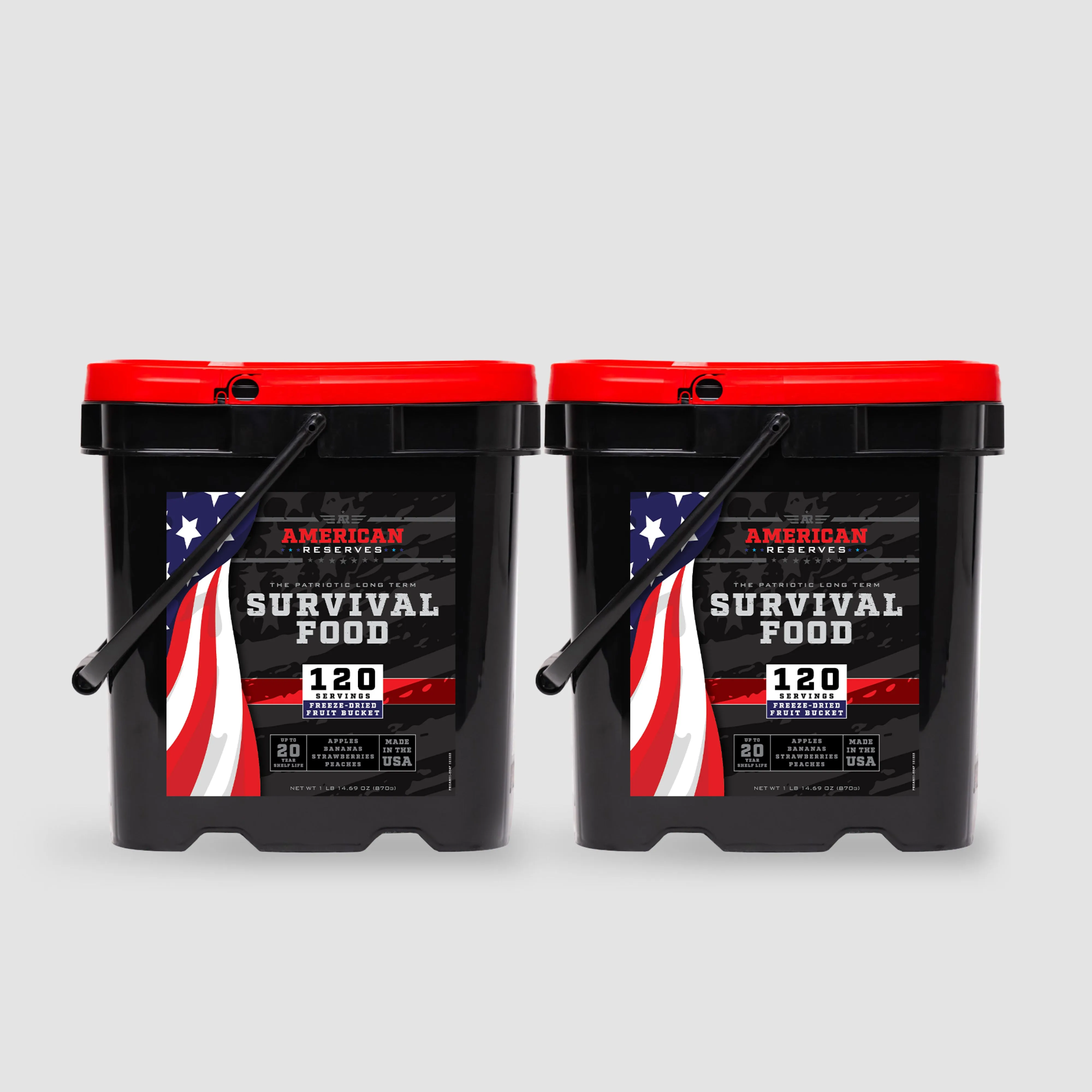 240 Servings Freeze-Dried Fruit Bundle
