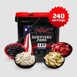 240 Servings Freeze-Dried Fruit Bundle