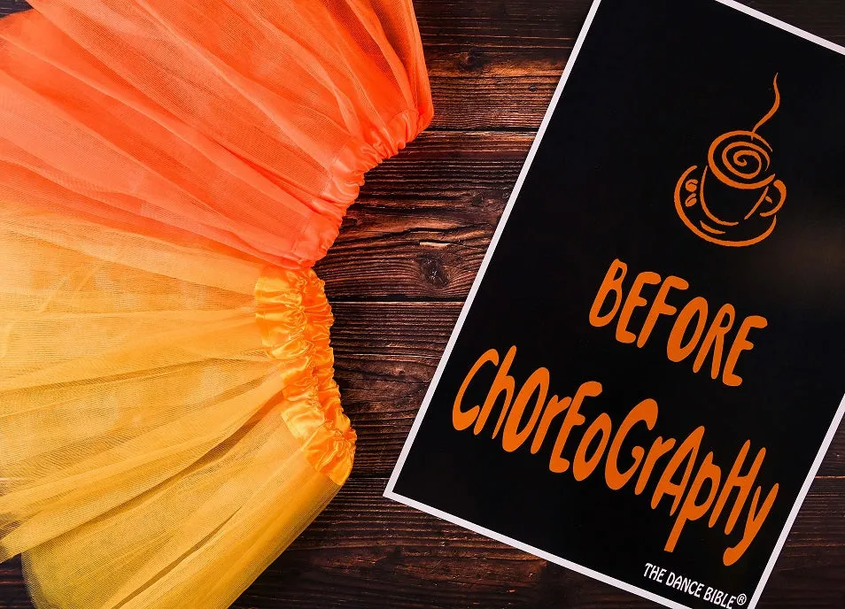 3 Layered Orange Ballet Tutu Skirt for 3-8 Years Kids