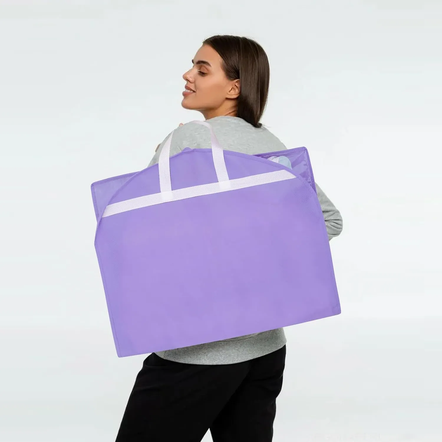 3 Pcs 40 inch Dance Costume Bags for Dance Competitions,Dance Garment Bag,Kids Garment Bags for Dance Costumes,Garment Bags for Hanging Clothes with Pocket,Garment Bags for Travel Storage