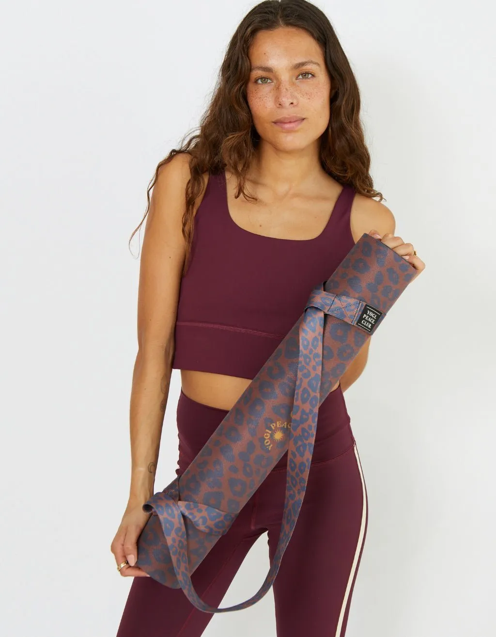 4 mm Ebony Yoga Mat   Strap
