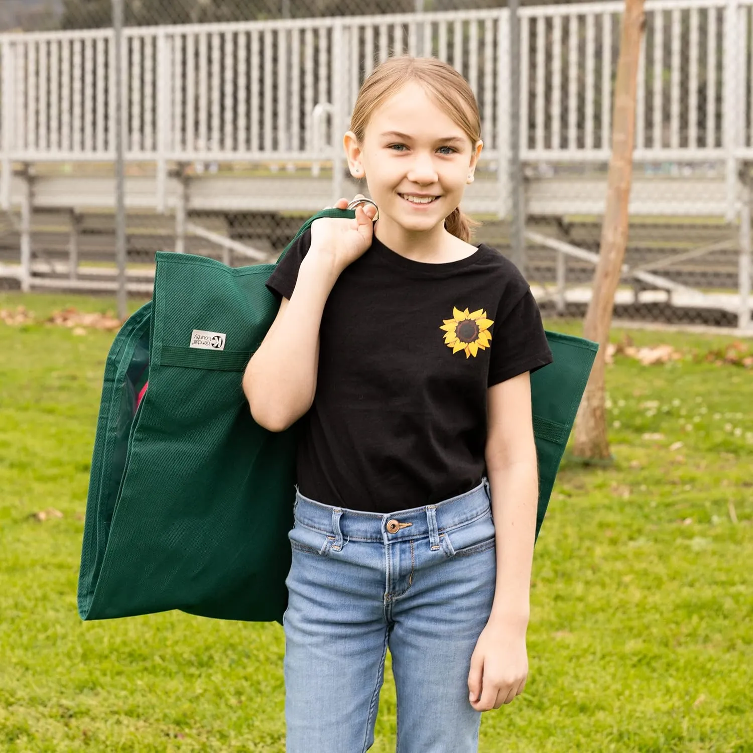 40 Inch Garment Bag for Boys Sports Travel, Dance, Theater (Forest)