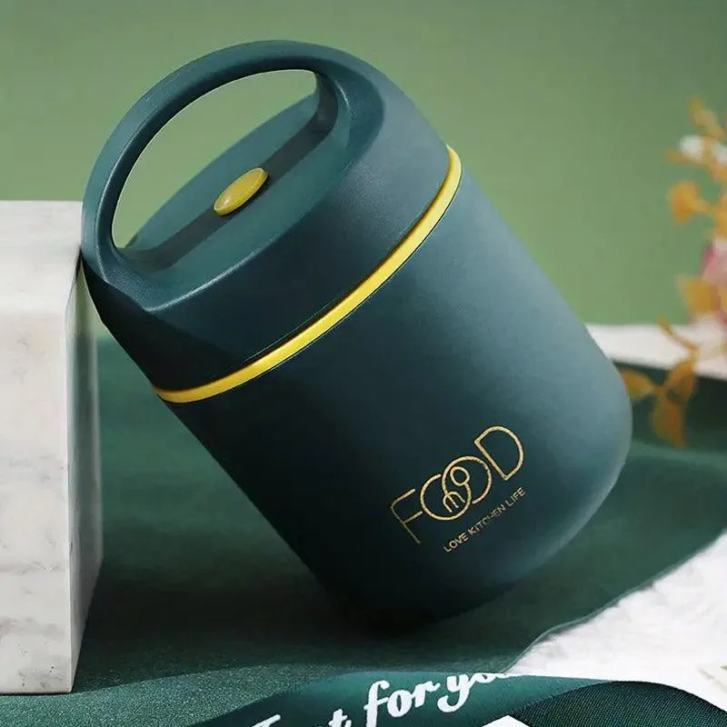 460ml Insulated Lunch Box Soup Container Portable Small Food Storage Box Bucket