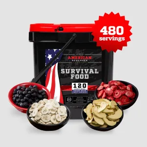 480 Servings Freeze-Dried Fruit Bundle