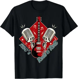 50s Rockabilly Clothing 1950s Sock Hop Swing Greaser Rocker T-Shirt