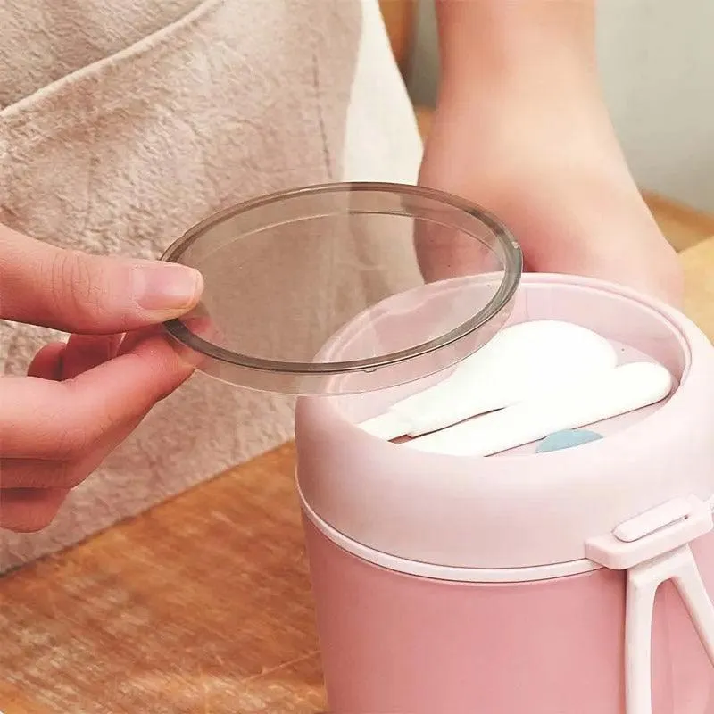 530ml Stainless Steel Insulated Lunch Box Portable Food Storage Mug Soup Meals