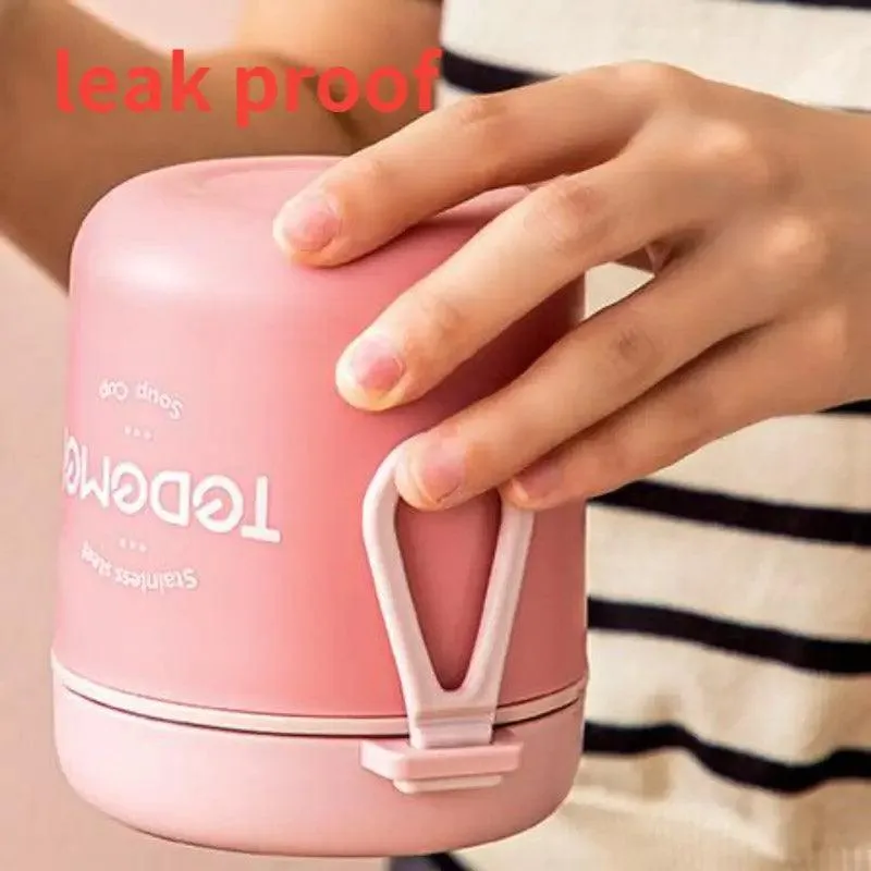 530ml Stainless Steel Insulated Lunch Box Portable Food Storage Mug Soup Meals
