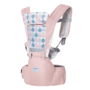 6-in-1 Baby Carrier - Newborn to Toddler, Hip Seat & Lumbar Support, 7-41 lbs, All Seasons & Positions, Adjustable Size for Shopping, Hiking, Travelling