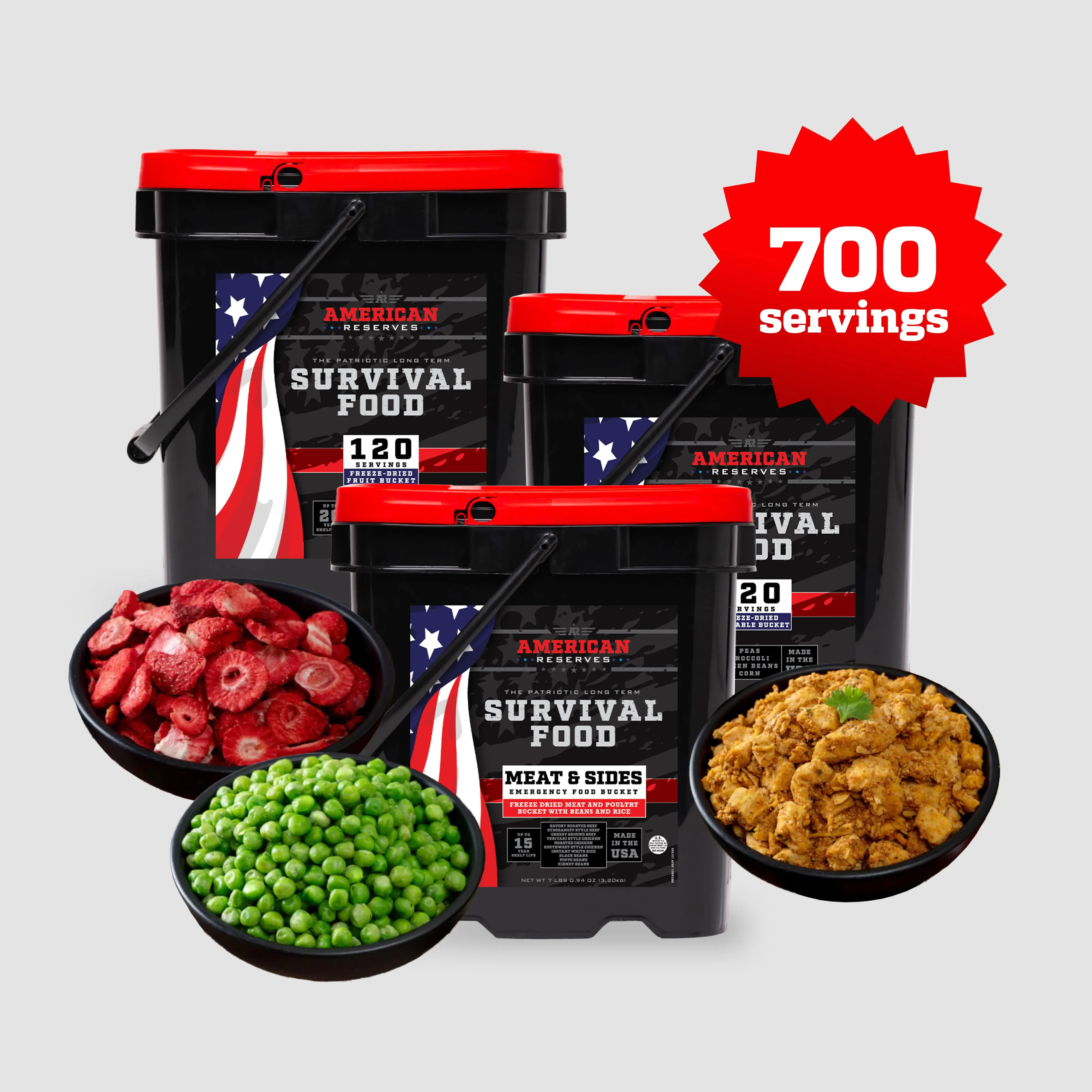 700 Servings Meat and Produce Bundle