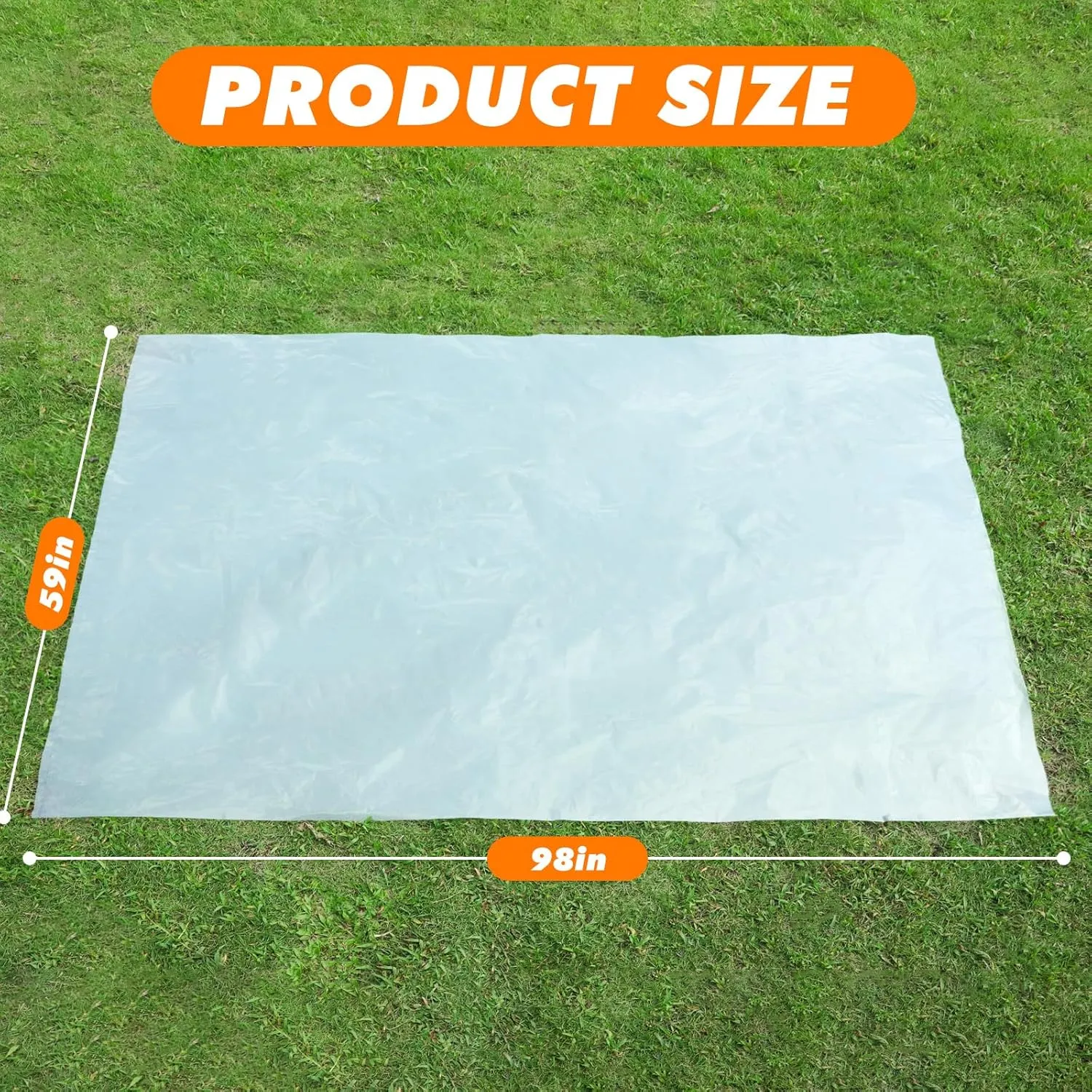 98.4 x 59 Inches Large Balloon Storage Bags, 10PACK Clear Plastic Balloon Transport Bags with Drawstring Closure