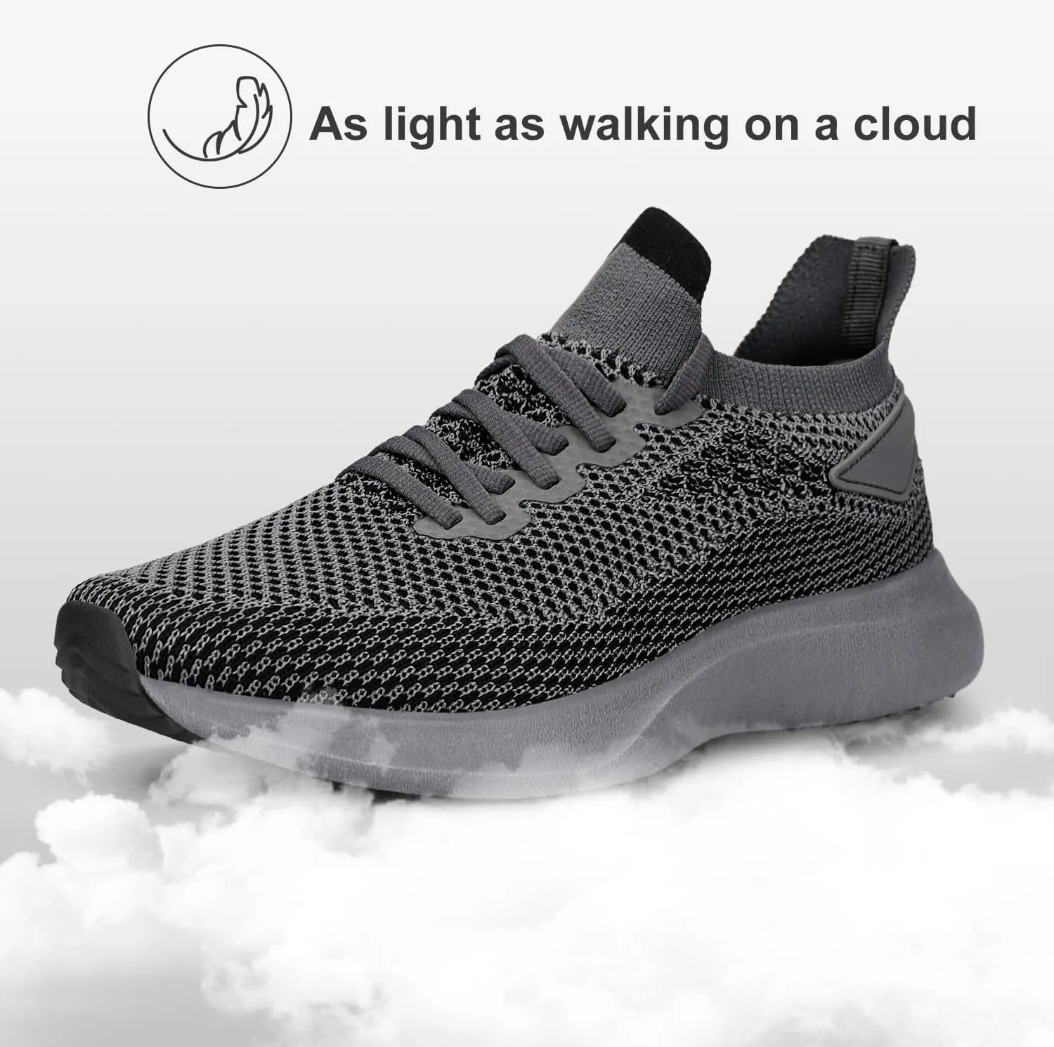 Abboos Running Shoes Womens Non Slip Gym Workout Shoes Lightweight Breathable Tennis Shoes Mesh Walking Sneakers