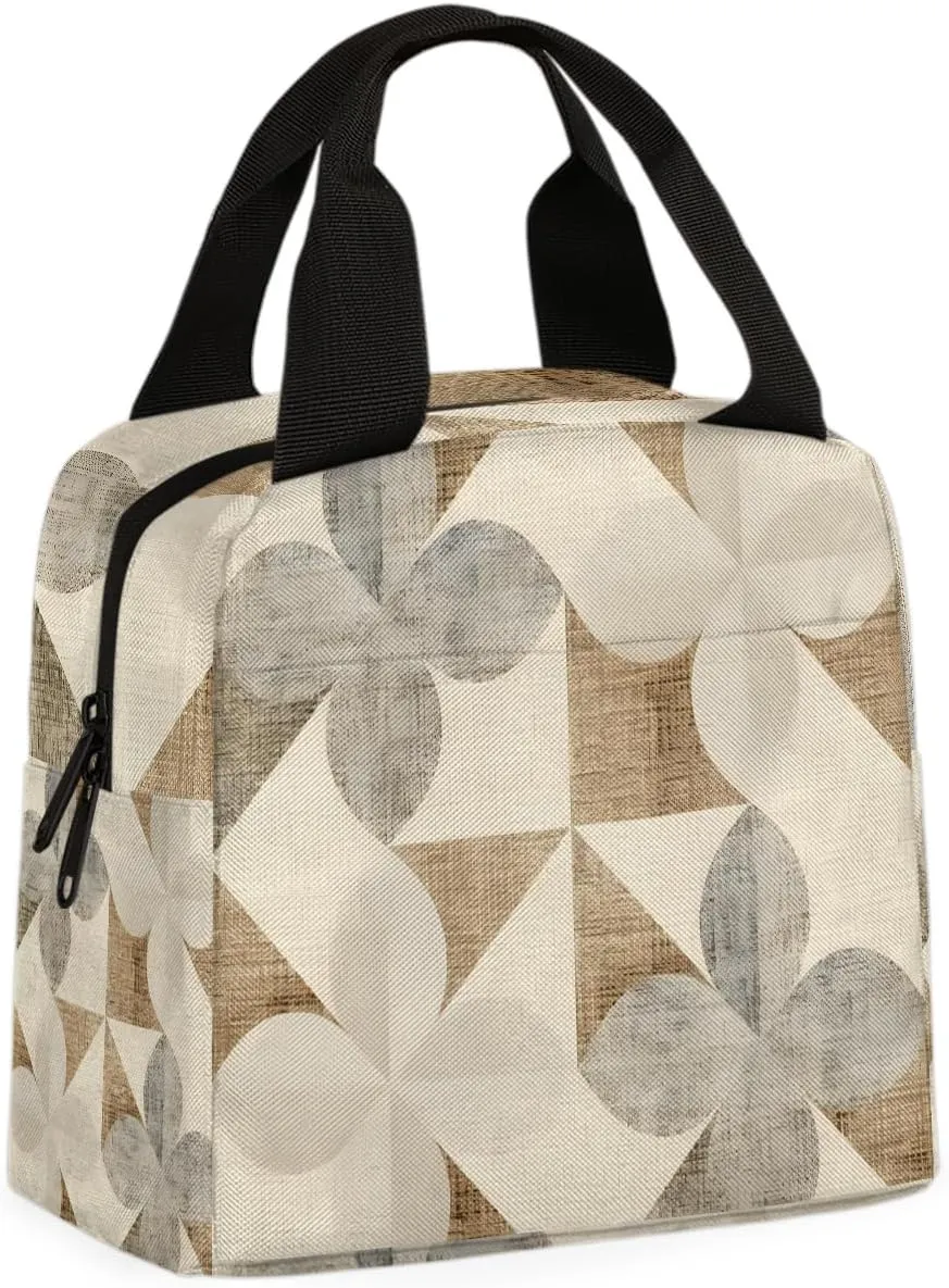 Abstract Tribe Lunch Bag Tribe Tote Lunch Bag Reusable Lunch Box Leakproof Cooler Bag