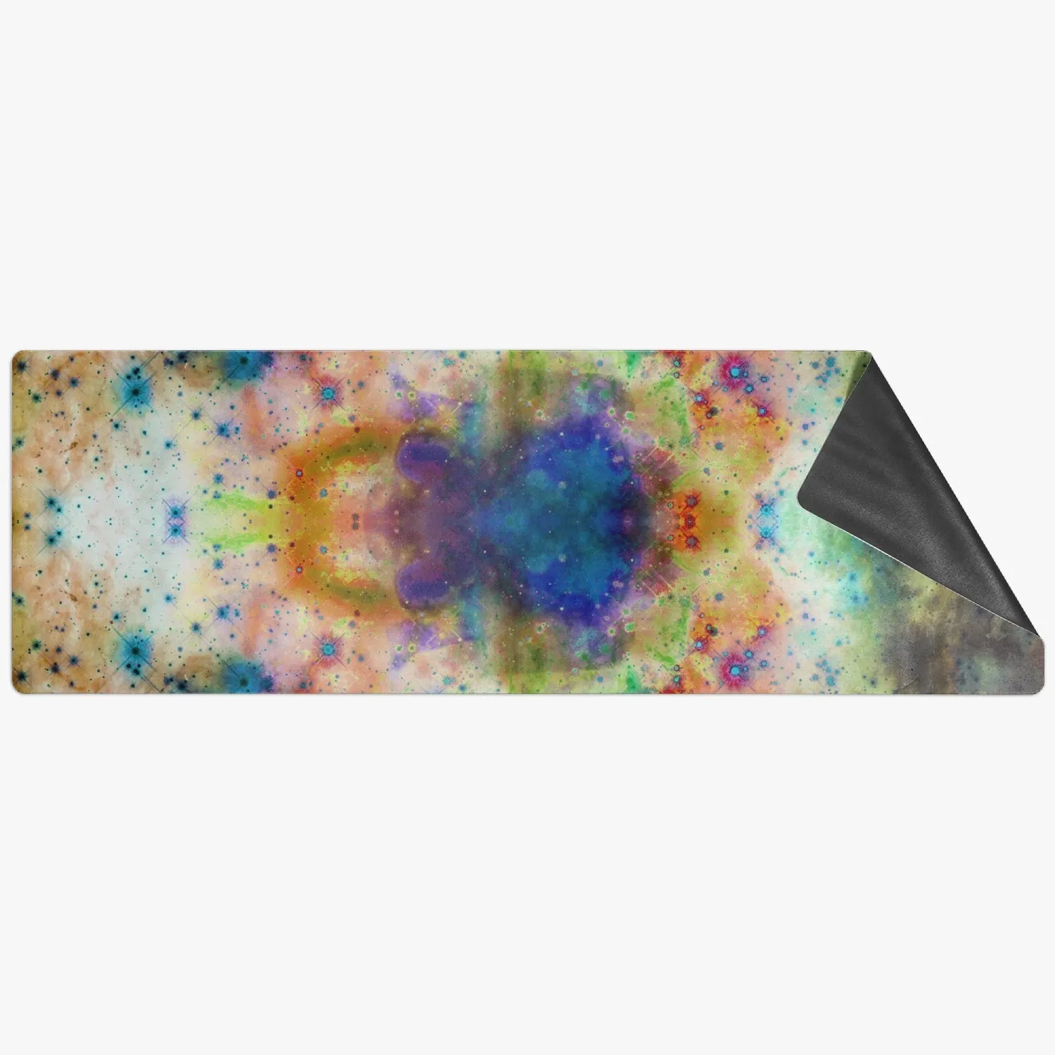 Acquiesce Nightshade Psychedelic Suede Anti-Slip Yoga Mat