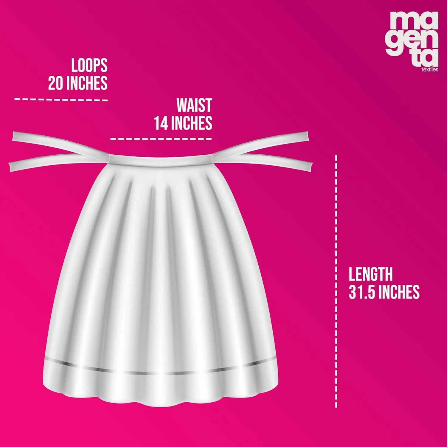 Adjustable Professional Dance Skirt for Girls | Folkloric Mexican Dance, Bomba or Flamenco |