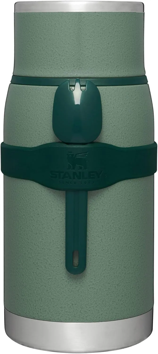 Adventure To-Go Food Jar and Spork | Vacuum Insulated Thermos Food Container | Stainless Steel | BPA-Free
