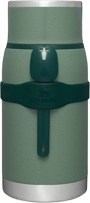 Adventure To-Go Food Jar and Spork | Vacuum Insulated Thermos Food Container | Stainless Steel | BPA-Free
