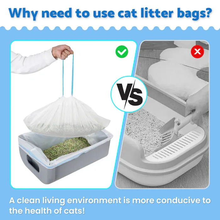 Advwin - Cat Litter Box Waste Replacement Garbage Bags