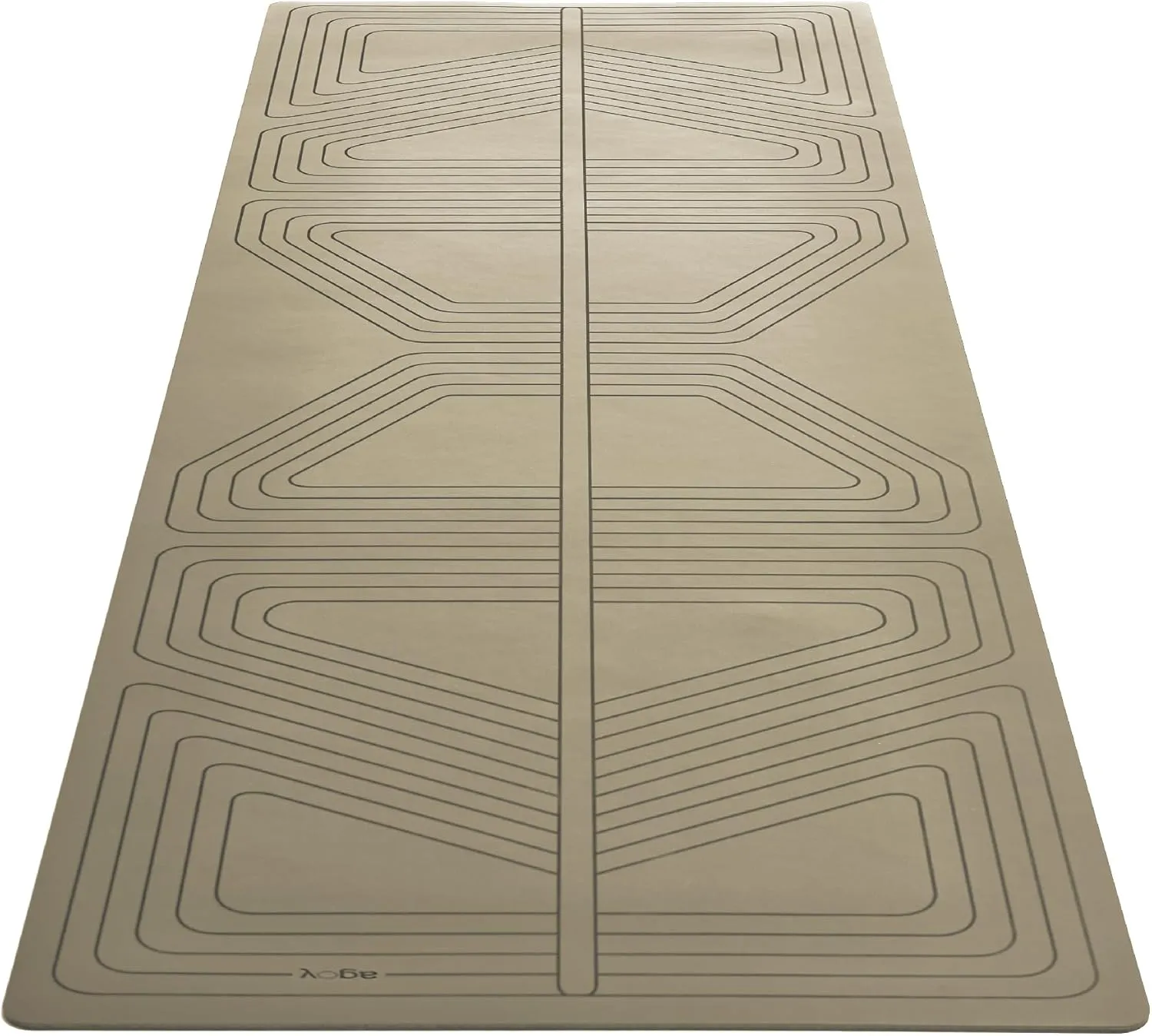 agoy Pro  Warrior - Premium Non-Slip Yoga Mat – Eco-Conscious Design - PU Mat With Wet/Dry Grip  - Focus Alignment - Lazer-Etched Technology - A Portable Standard Size Mat for All Styles of Yoga