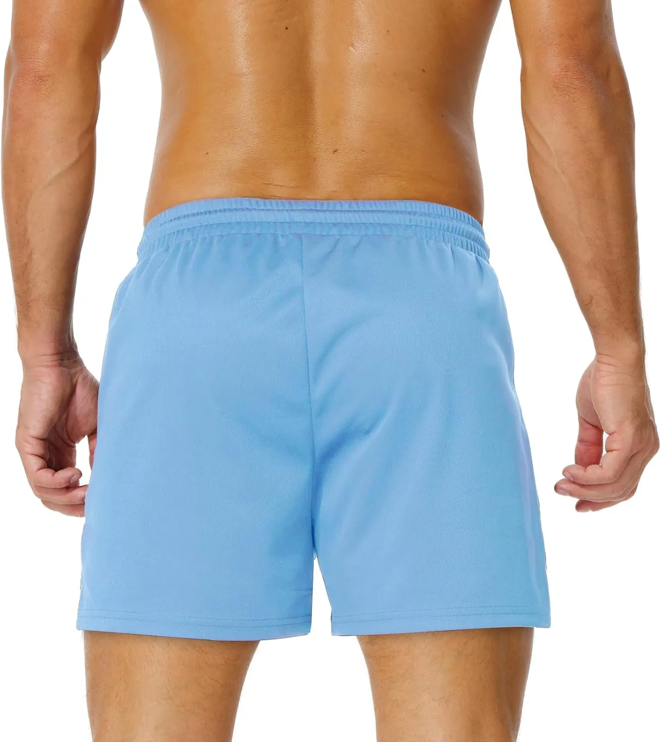 AIMPACT Mens Mesh Athletic Shorts Gym Athletic Workout Shorts for Men 5 Inch Running Shorts with Pocket