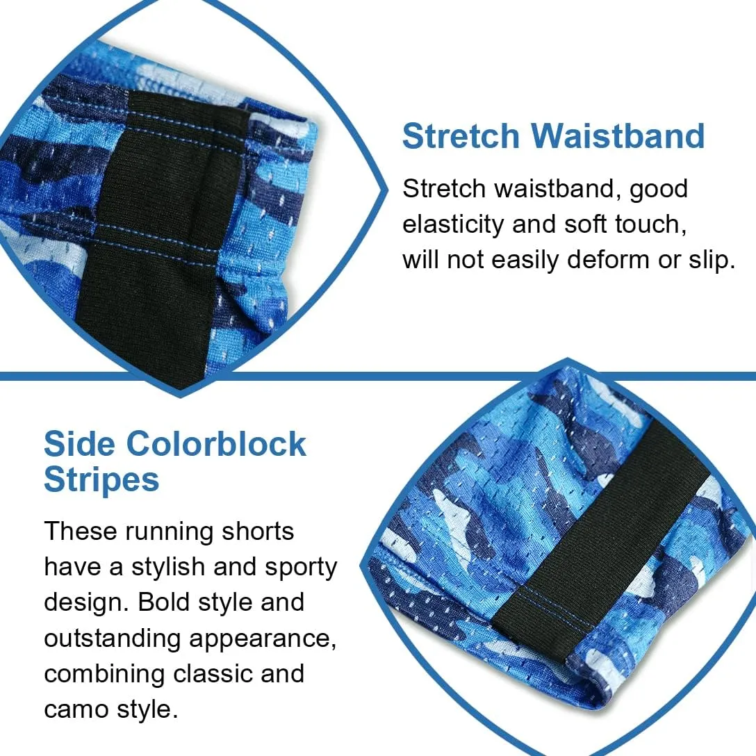 AIMPACT Men's Mesh Running Shorts Retro 3 Inch Quick Dry Gym Athletic Workout Short Shorts