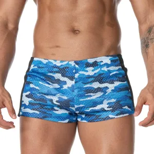 AIMPACT Men's Mesh Running Shorts Retro 3 Inch Quick Dry Gym Athletic Workout Short Shorts