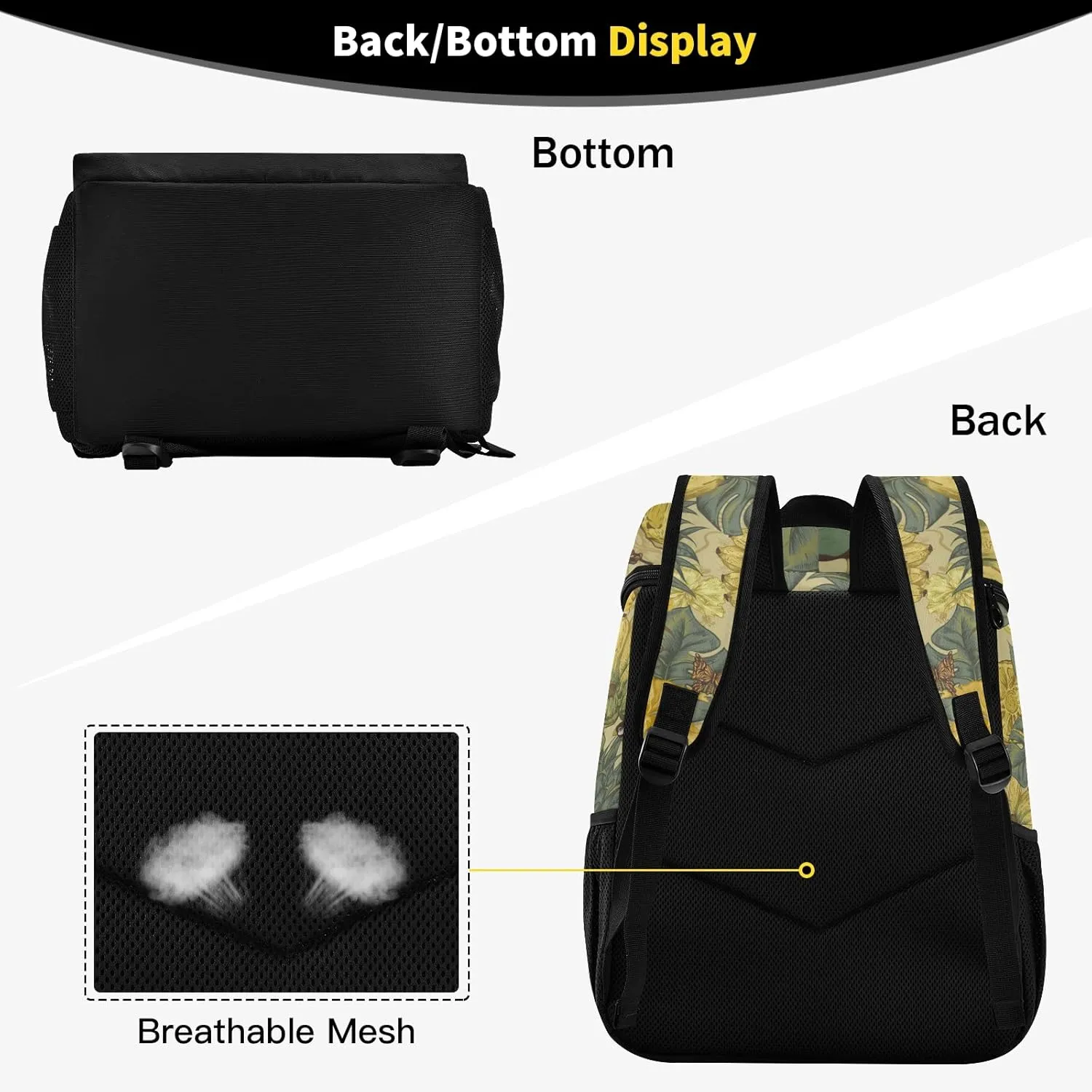 ALAZA Cooler Backpack Reusable Insulated Lunch Bag with Adjustable Shoulder Strap for Women Men Picnic Work College Hiking Camping Office Beach
