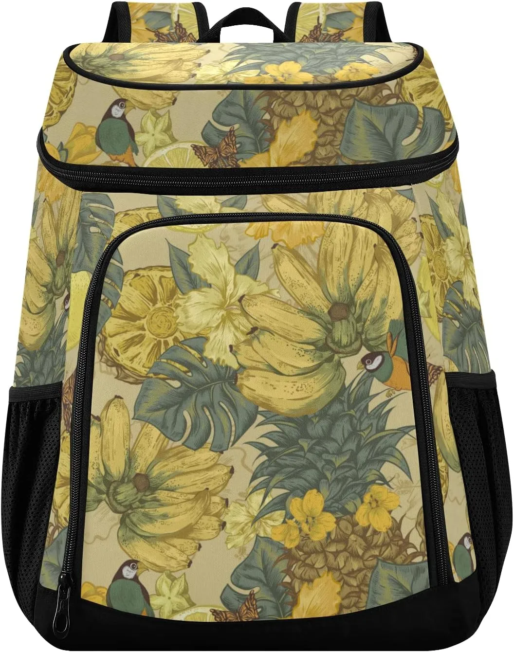 ALAZA Cooler Backpack Reusable Insulated Lunch Bag with Adjustable Shoulder Strap for Women Men Picnic Work College Hiking Camping Office Beach