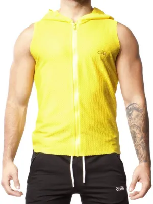 Alexander Cobb Sleeveless Mesh Hoodie Tank: SIZES LARGE, 2XL
