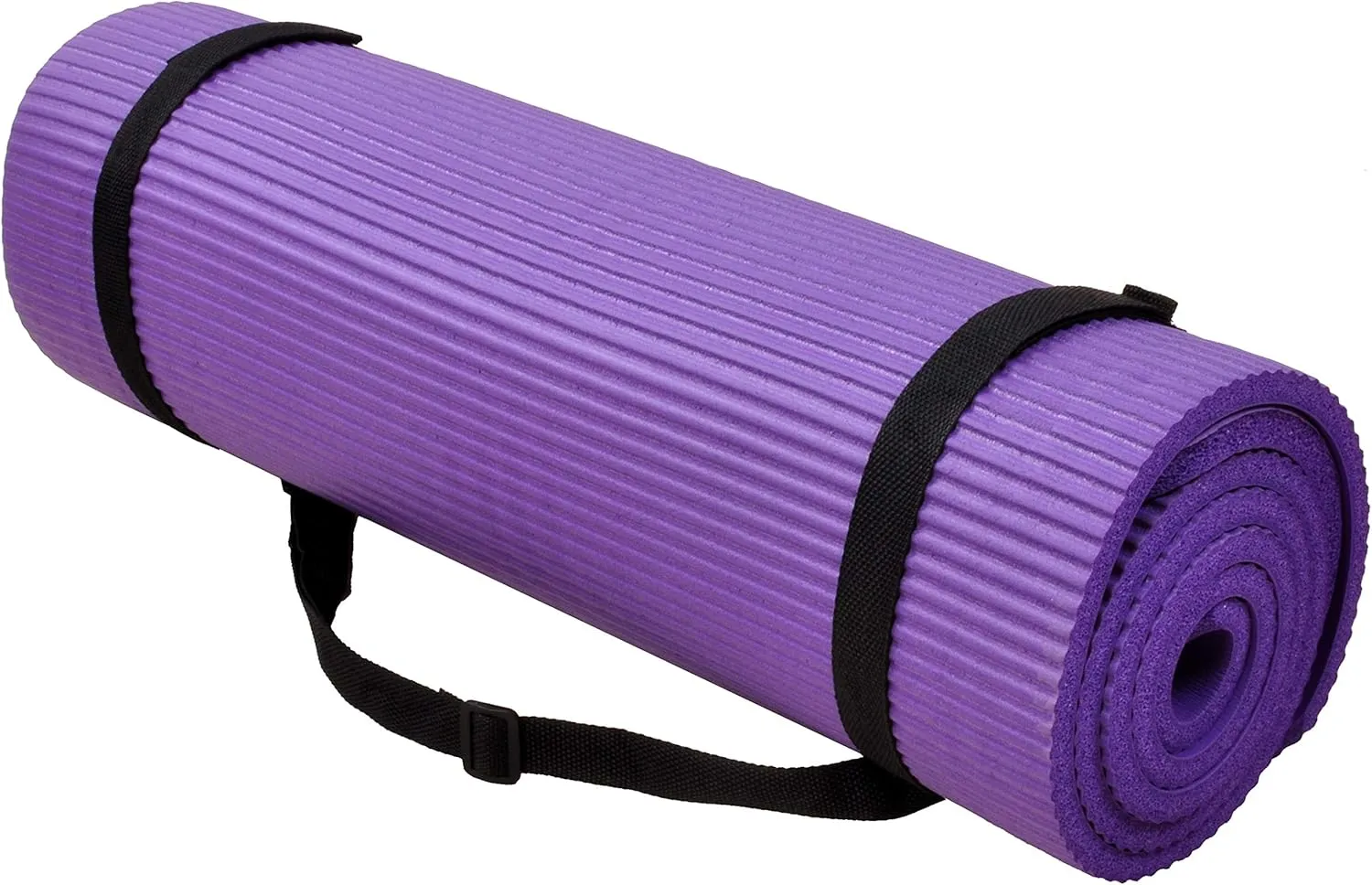 All Purpose 1/2-Inch Extra Thick High Density Anti-Tear Exercise Yoga Mat and Knee Pad with Carrying Strap and Optional Yoga Blocks, Multiple