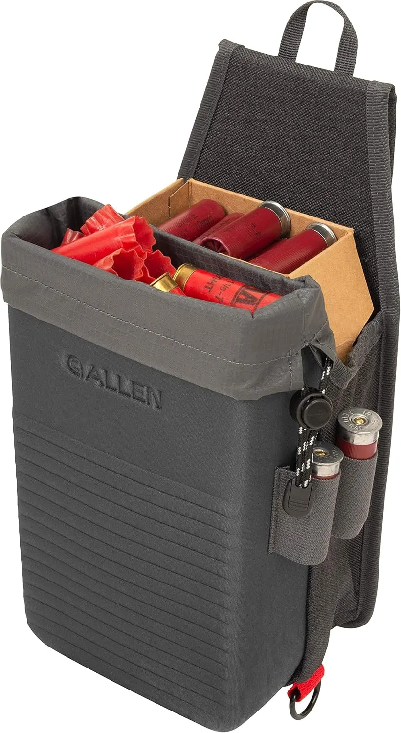 Allen CompanyAllen Company® Competitor Double Compartment Molded Shell Bag, Holds 50 Empty Hulls, Includes Quick Dump Removal Hull Bag and Heavy-Duty Release BuckleGray