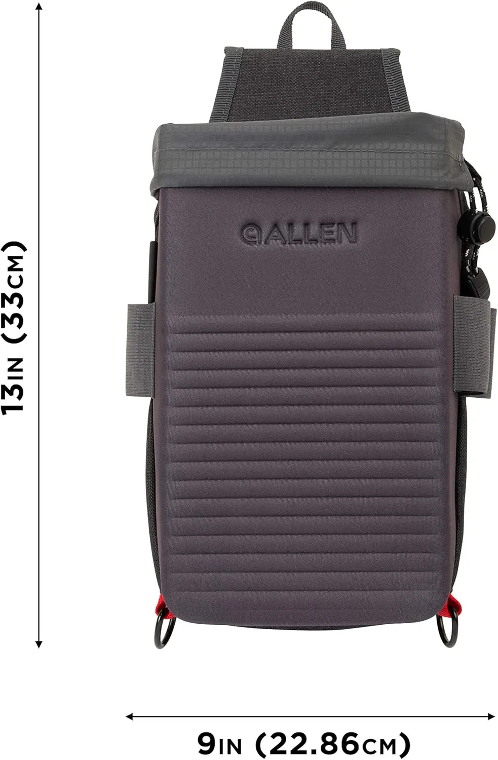 Allen CompanyAllen Company® Competitor Double Compartment Molded Shell Bag, Holds 50 Empty Hulls, Includes Quick Dump Removal Hull Bag and Heavy-Duty Release BuckleGray