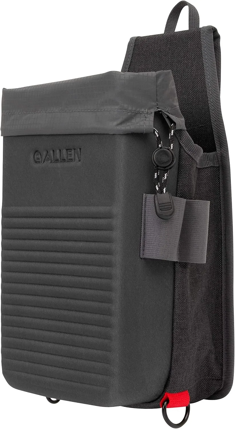 Allen CompanyAllen Company® Competitor Double Compartment Molded Shell Bag, Holds 50 Empty Hulls, Includes Quick Dump Removal Hull Bag and Heavy-Duty Release BuckleGray