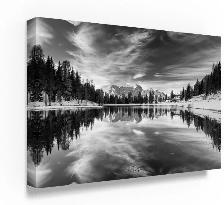 Alpine Reflection by Michael Blanchette Photography, 30x47-Inch Canvas Wall Art