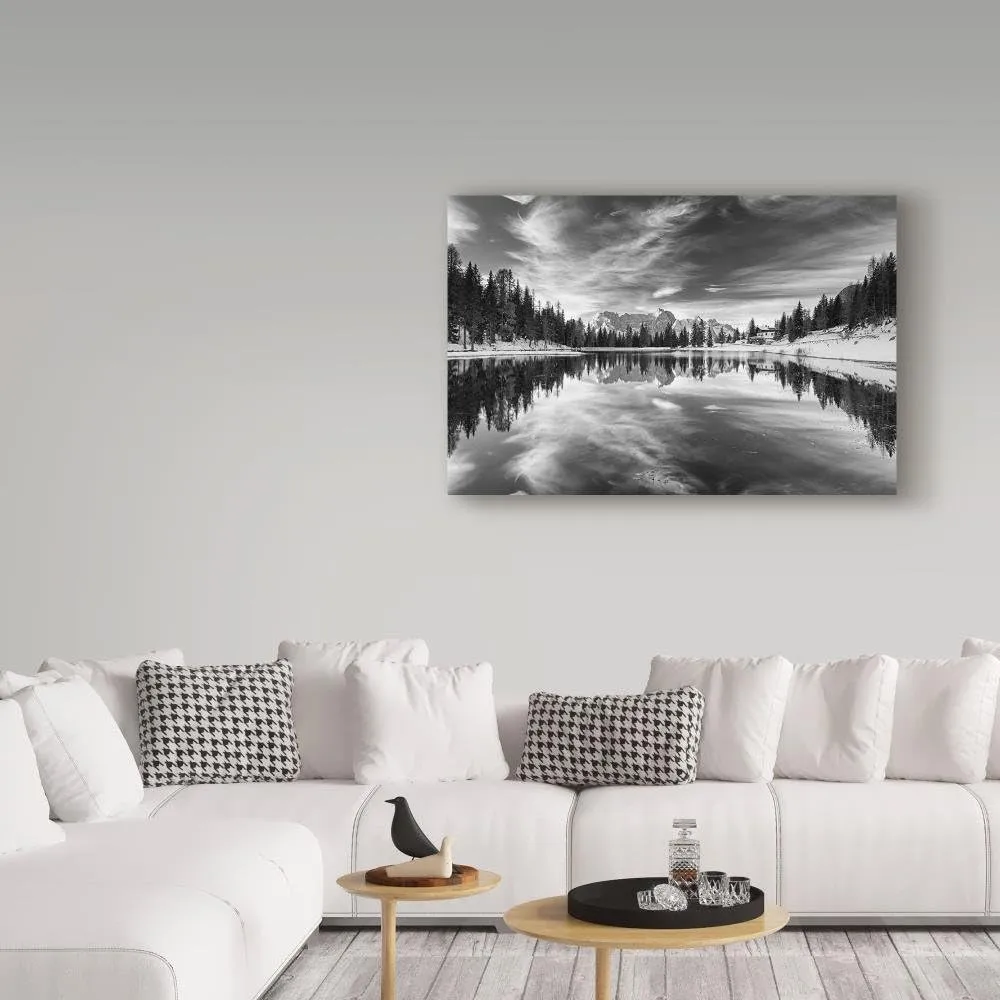 Alpine Reflection by Michael Blanchette Photography, 30x47-Inch Canvas Wall Art