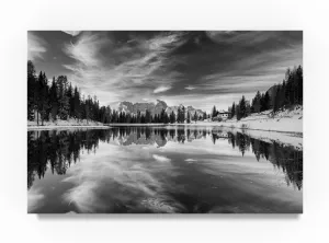 Alpine Reflection by Michael Blanchette Photography, 30x47-Inch Canvas Wall Art