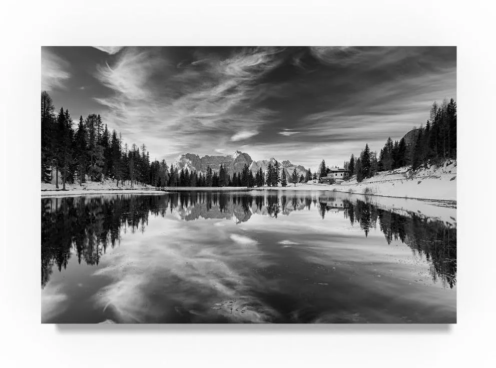 Alpine Reflection by Michael Blanchette Photography, 30x47-Inch Canvas Wall Art